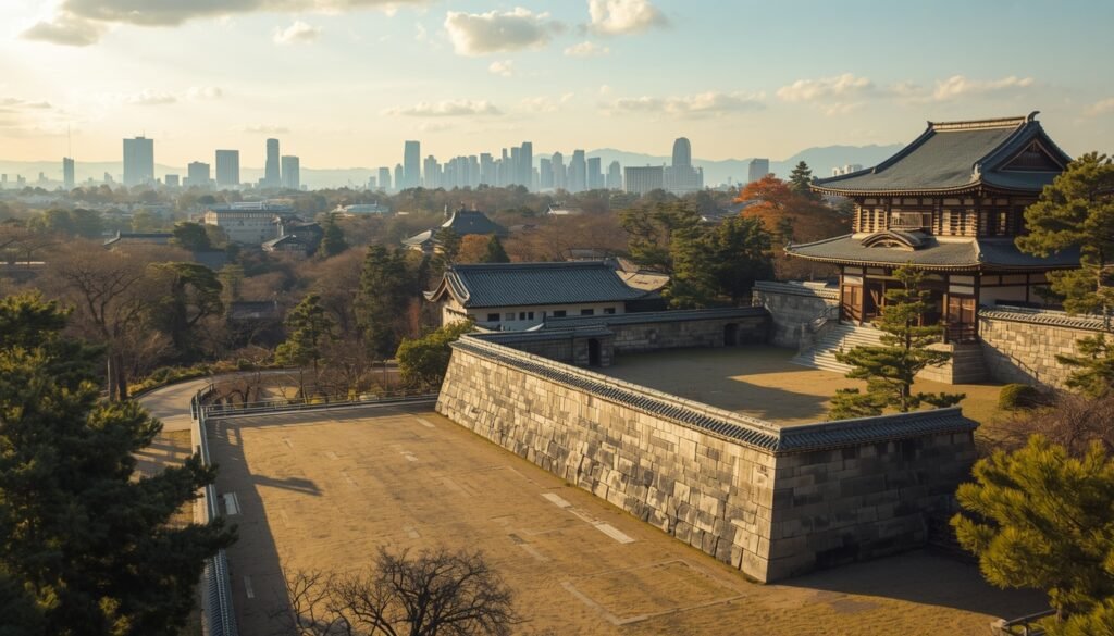 Imperial Palace area in Chiyoda Tokyo
