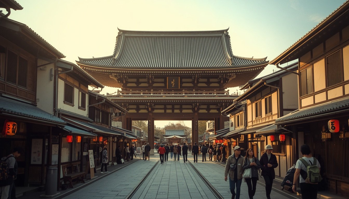 Senso-ji Temple in Asakusa Taito Tokyo
