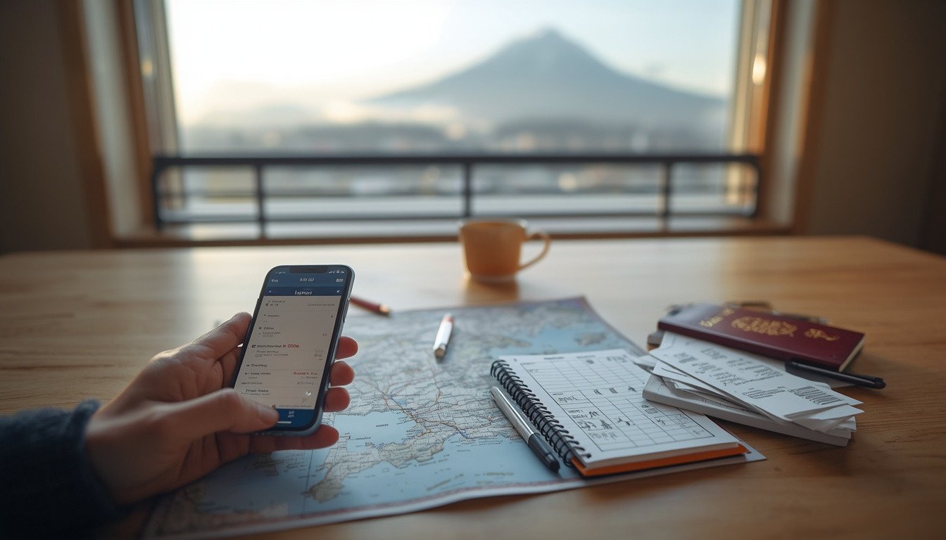 Travel planning essentials for a trip to Japan