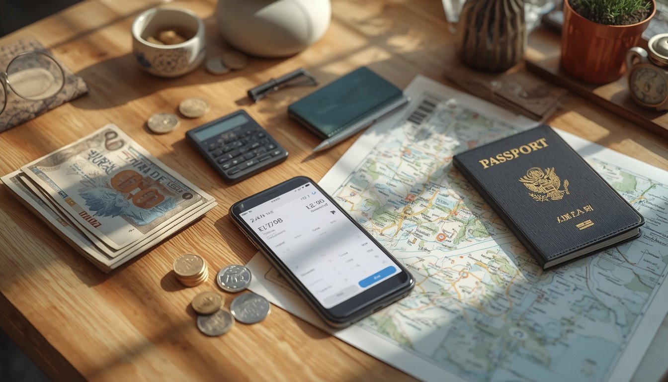 Japanese yen and travel essentials for planning a Japan trip budget