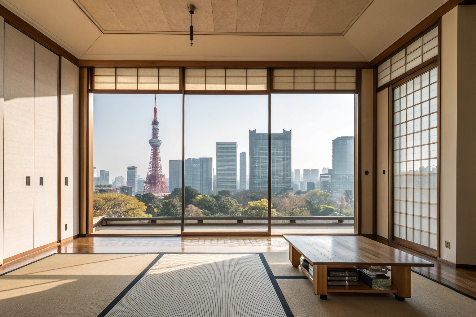 Traditional Japanese tea room