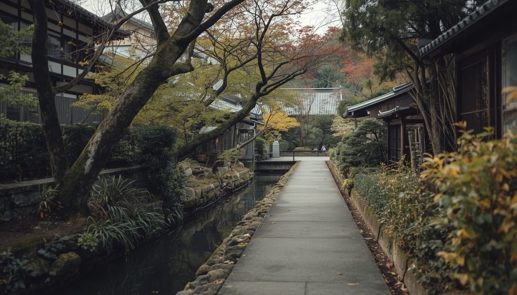 Philosopher's Path near Honen-in Temple in Kyoto
